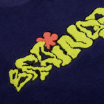 Slime Reverse Fleece Crewneck - Navy