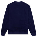 Slime Reverse Fleece Crewneck - Navy