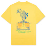 Vortex Interaction Noise Effects T-Shirt - Yellow