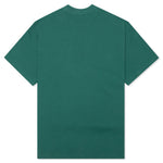 Waffle Knit Mockneck S/S Shirt - Green