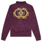 Wing It Half Zip Terry Polo - Burgundy