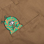 Worms Wide Leg Trouser - Brown