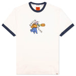 Brain Dead x Dickies Hard Hat Embroidered Ringer T-Shirt - Whisper White