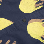 Brain Dead x Gotcha Poplin Snap Front Pocket Shirt - Blue