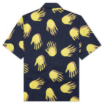 Brain Dead x Gotcha Poplin Snap Front Pocket Shirt - Blue