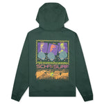 Brain Dead x Gotcha Sci-Fi Surf L/S Hooded Sweatshirt - Green