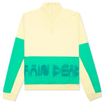 Gastromaniac Overlay Half Zip Fleece - Lemon