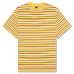 Nineties Blocked Striped T-Shirt - Mustard