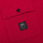 Waffle Snap Front Shirt - Berry