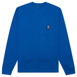 Core Mock Neck Waffle Long Sleeve - Blue