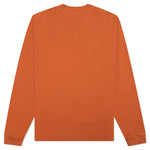Core Mock Neck Waffle Long Sleeve - Terracotta
