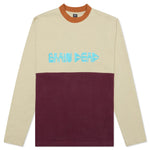 Gastromaniac Long Sleeve Football Shirt - Tan