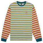 Nineties Blocked Striped L/S - Mallard