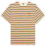 Nineties Blocked Striped T-Shirt - Cream