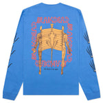 Worm In the Apple Long Sleeve - Blue