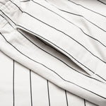 Brushed Beach Short - Bone Printed Stripe