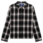 Brushed Flannel Shirt Jacket - Green Multi