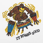 Gorilla Drums Tee - White