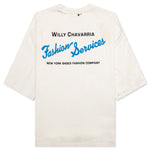Fashion Services S/S Buffalo Tee - Cream
