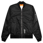Built Bomber Jacket - Black