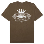 Built To Last Pig. Dyed Tee - Brown