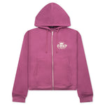 Built To Last Zip Hoodie - Berry