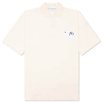 Bunny Embroidery Polo Shirt - Beige