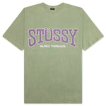 Burly Threads Pig. Dyed Tee - Olive