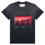 Burning Landscape Tee - Washed Black