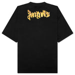 Burning Logo Tee - Black/Gold