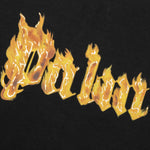 Burning Logo Tee - Black/Gold