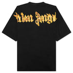 Burning Palm Over Tee - Black/Gold