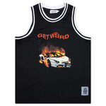 Burnout Basketball Jersey - Black