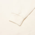 Buttoned Raglan Long Sleeve Sweatshirt - Ivory