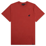 Blue Sitting Pear T-Shirt - Burned Orange