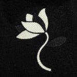 Cloudy Star Varsity Jacket - Black