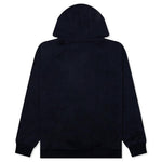 Wave Block Tremors Hooded Sweatshirt - Navy Blue