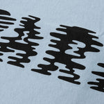 Wave Block Tremors T-Shirt - Dusty Blue