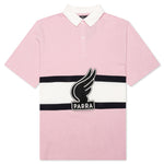 Winged Logo Polo Shirt - Pink/Off White