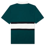 Winged Logo Polo Shirt - Teal/Off White