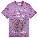 Herbs are Magic Tee - Botanical Tie Dye Purple