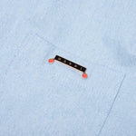 Blue Denim Shirt with Trunakaroo Plaque- Iris Blue