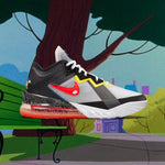 Lebron XVIII Low - White/Bright Crimson
