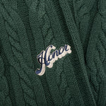 Cable Knit Pant - Green