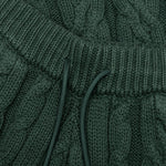 Cable Knit Pant - Green