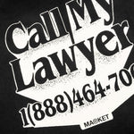 Call My Lawyer 3D Hoodie - Jet Set Black