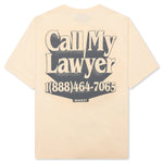 Call My Lawyer 3D T-Shirt - Butter Cream