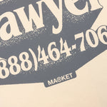 Call My Lawyer 3D T-Shirt - Butter Cream