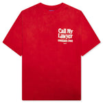 Call My Lawyer 3D T-Shirt - Candy Red