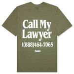 Call My Lawyer T-Shirt - Kelp
